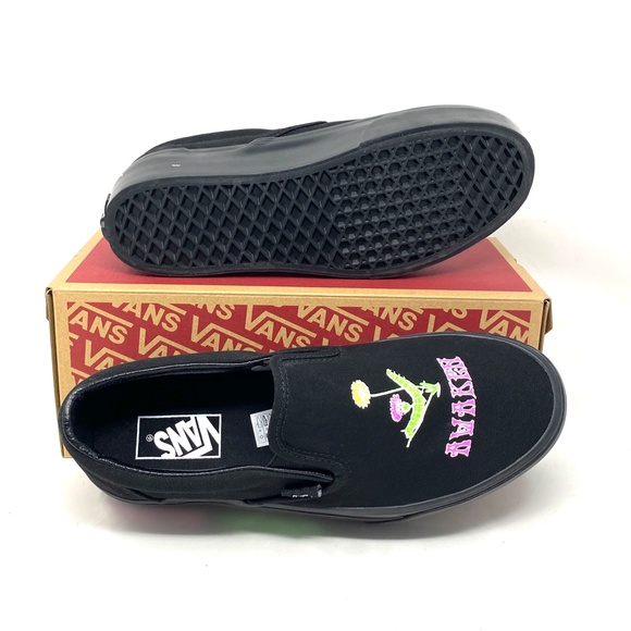 VANS Classic Slip On Stackform Shoe For Women Black Canvas Low Top VN0A7Q5R1OJ - Picture 3 of 11